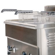 Freidora Industrial a Gas Doble 18+18L Sobremesa Cleiton | Equipamiento HORECA
