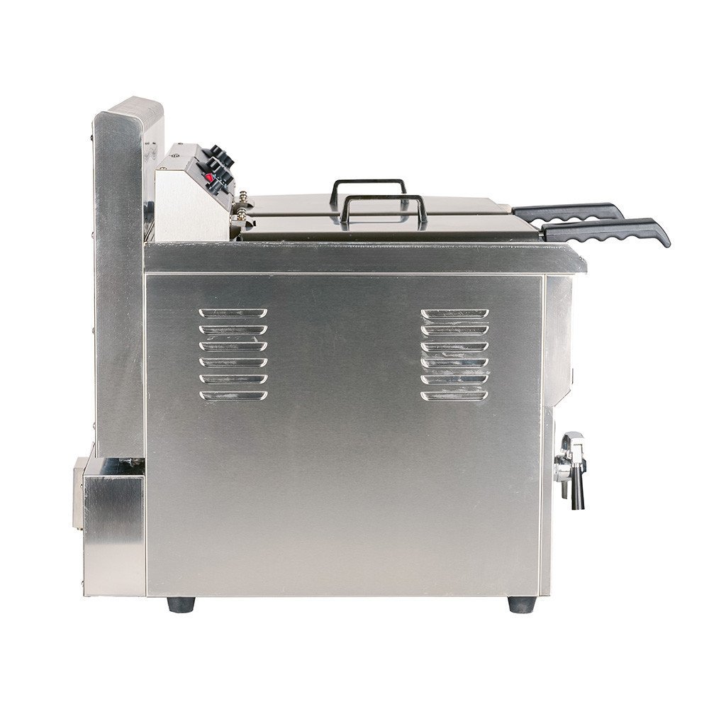 Freidora Industrial a Gas Doble 18+18L Sobremesa Cleiton | Equipamiento HORECA