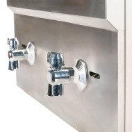 Freidora Industrial a Gas Doble 18+18L Sobremesa Cleiton | Equipamiento HORECA