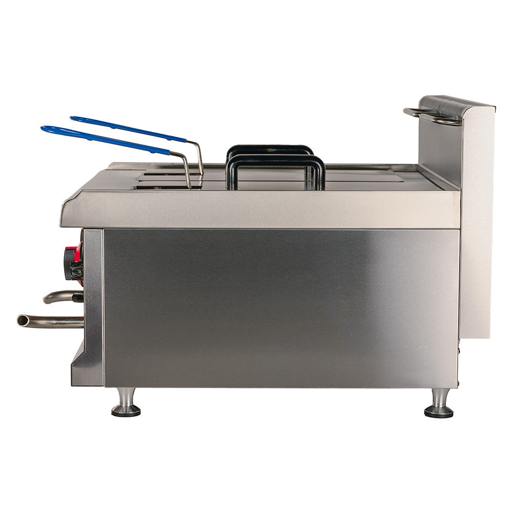 Freidora Industrial Doble 14+14L Gas Natural Cleiton | Maquinaria Hostelería