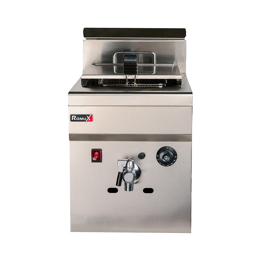 Freidora Industrial Gas 18L Sobremesa Romux | Equipamiento Industrial