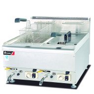 Freidora Industrial Doble 14+14L Romux | Equipamiento Hostelería