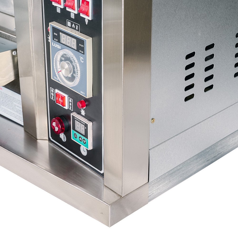 Horno de Pizza Industrial Gas Natural 8x32 cm Romux | Maquinaria Hostelería