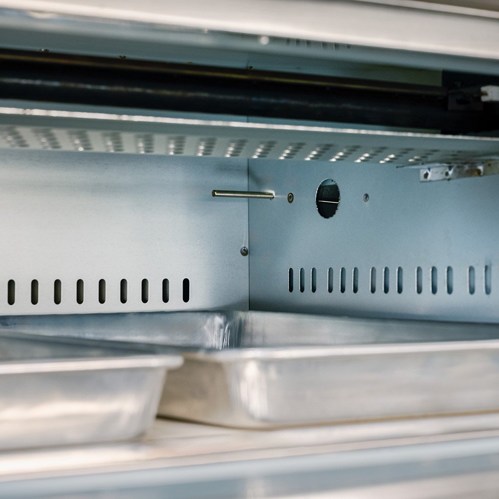 Horno de Pizza Industrial Doble 4+4x32 cm Romux | Equipamiento Industrial