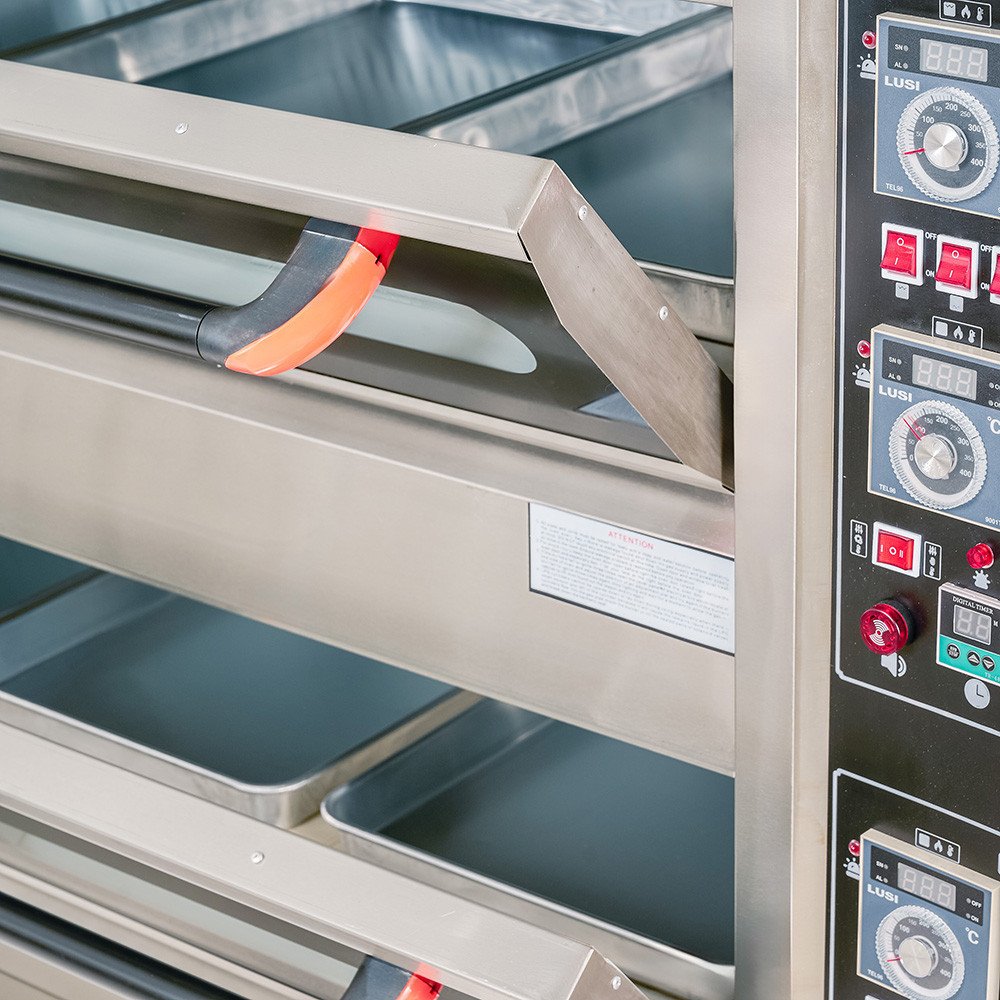 Horno de Pizza Industrial Doble 8+8x32cm Romux | Equipamiento Industrial