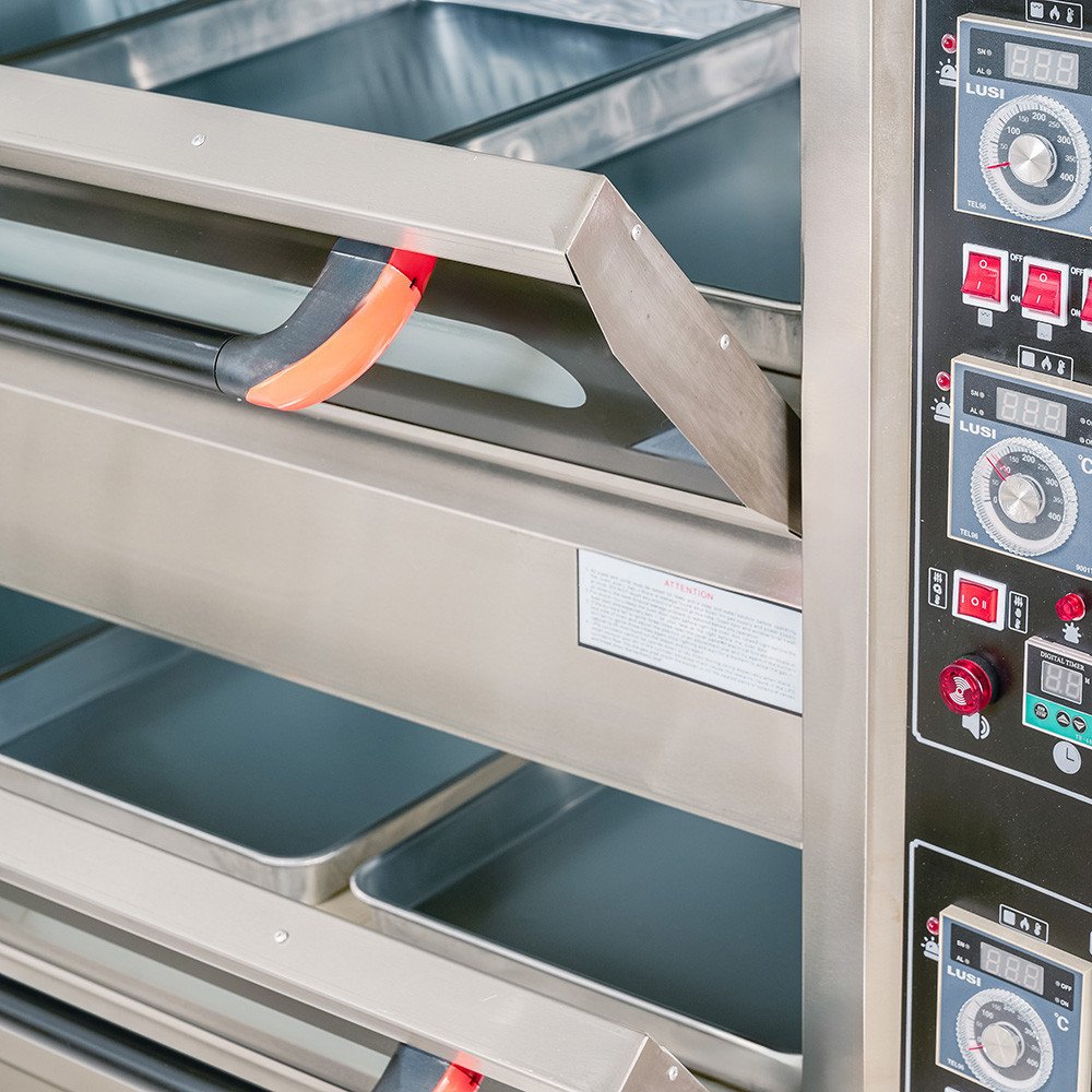 Horno de Pizza Gas Natural Doble 8x32 cm Cleiton | Equipamiento Industrial