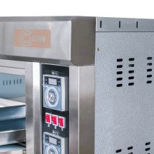 Horno de Pizza Gas Natural Doble 8x32 cm Cleiton | Equipamiento Industrial