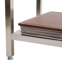 Mesa de Trabajo Acero Inoxidable para Hostelria 800x800 mm | ROMUX Profesional