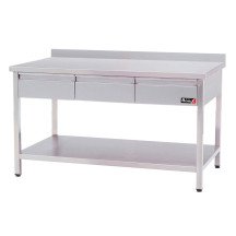 Mesa Mural 1800x600 mm con Cajones Romux | Equipamiento Industrial