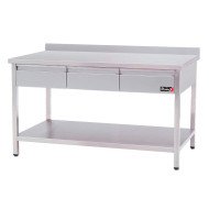 Mesa Mural 1800x600 mm con Cajones Romux | Equipamiento Industrial
