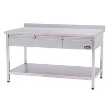 Mesa Mural 1800x800mm con 3 Cajones | Equipamiento Industrial