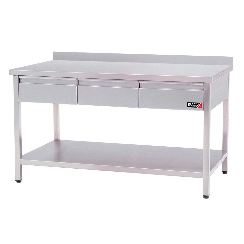 Mesa Mural 1800x800mm con 3 Cajones | Equipamiento Industrial