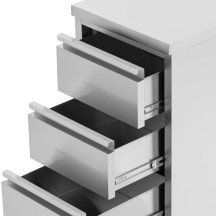 Cajonera Mural 3 Cajones 500x800x850 mm | Equipamiento Industrial