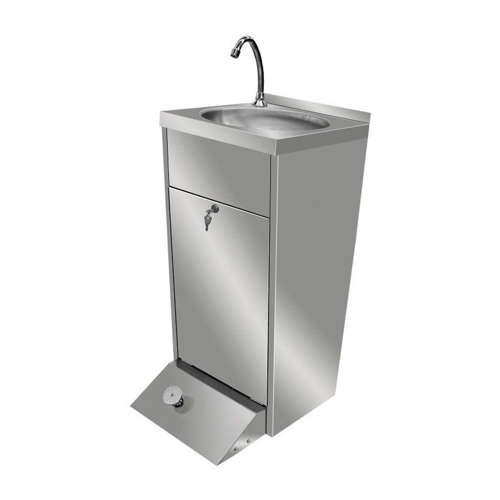 Lavamanos Romux 450x550 mm con Pedestal | Equipamiento Industrial