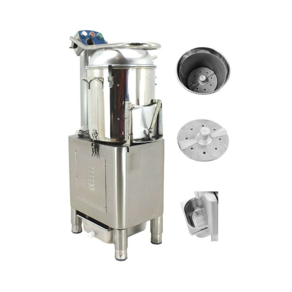 Pelador de Patatas 20 Kg Acero Inoxidable | Gastroten
