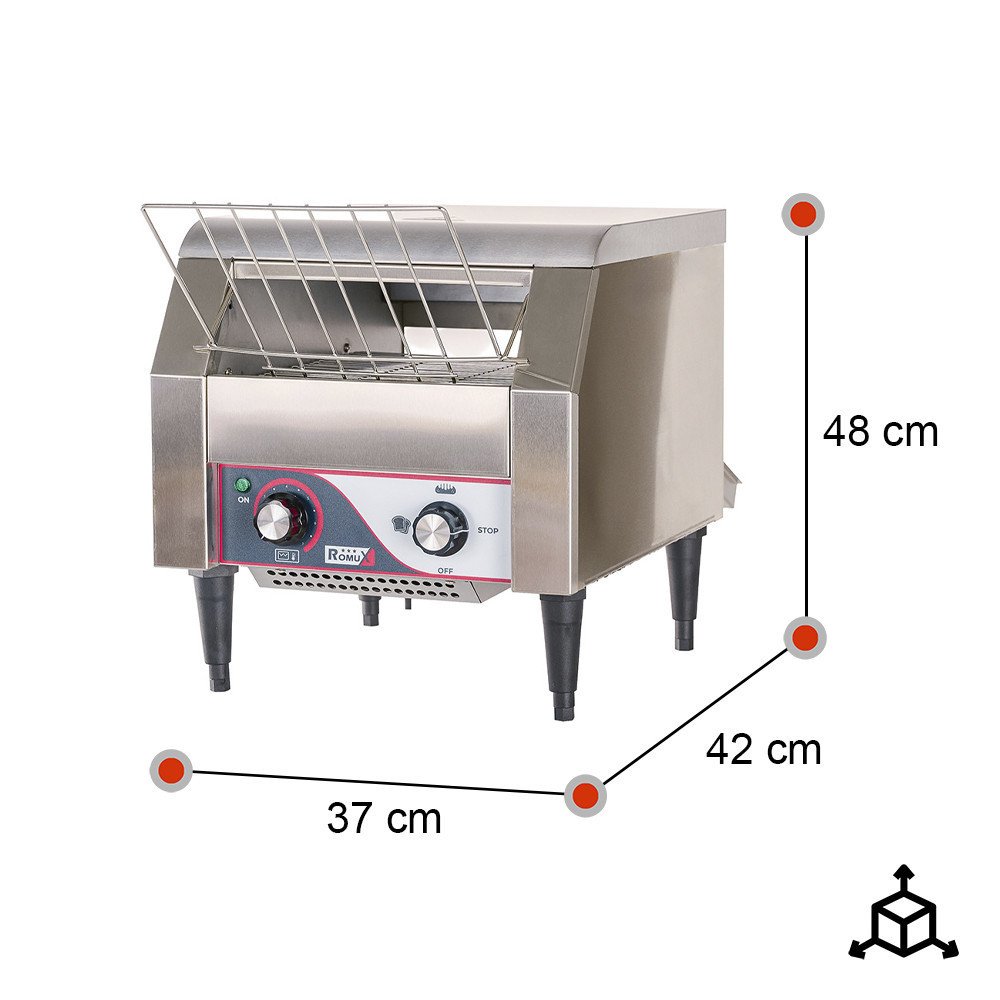 Tostador Industrial de Cinta de Túnel Romux | Maquinaria Hostelería