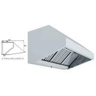 Campana Mural 150x80x70mm Filtros Incluidos | Gastroten