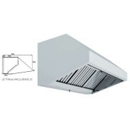 Campana Mural 250x80x70 sin Turbina | Equipamiento Industrial