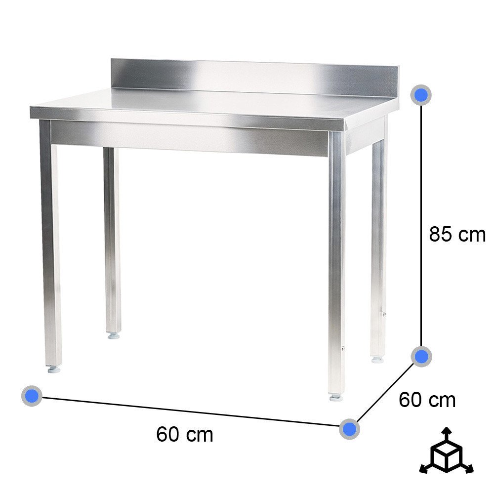 Mesa Mural Desmontable 600x600mm Cleiton | Equipamiento Industrial