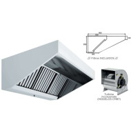 Campana Mural 200x80x55 con Turbina 9/9 | Equipamiento Industrial