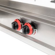 Cocina Industrial 2 Fuegos Gas 90x55cm Romux | Maquinaria Hostelería