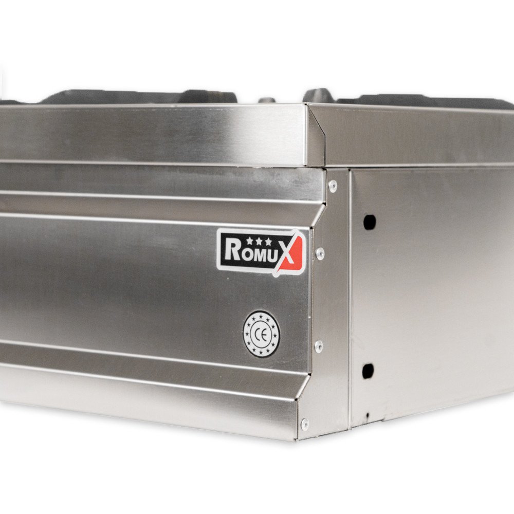 Cocina Industrial 2 Fuegos Gas 90x55cm Romux | Maquinaria Hostelería