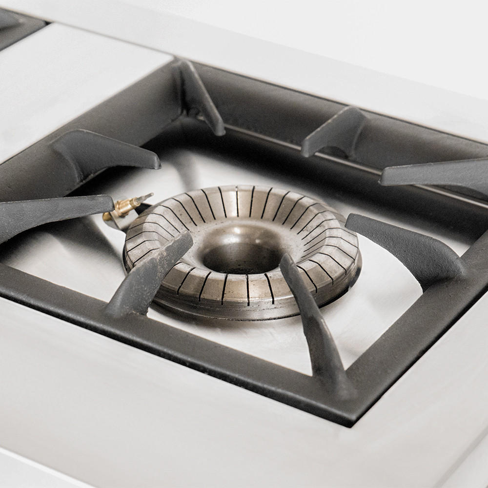 Cocina Industrial 2 Fuegos Gas 90x55cm Romux | Equipamiento Industrial