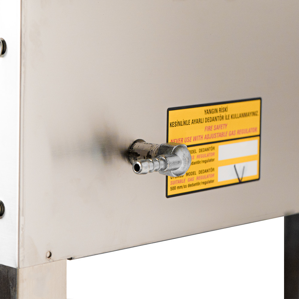 Cocina Industrial 2 Fuegos Gas 90x55cm Romux | Equipamiento Industrial