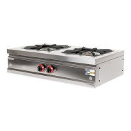 Cocina Industrial 2 Fuegos a Gas 90x55 cm Cleiton | Equipamiento Industrial