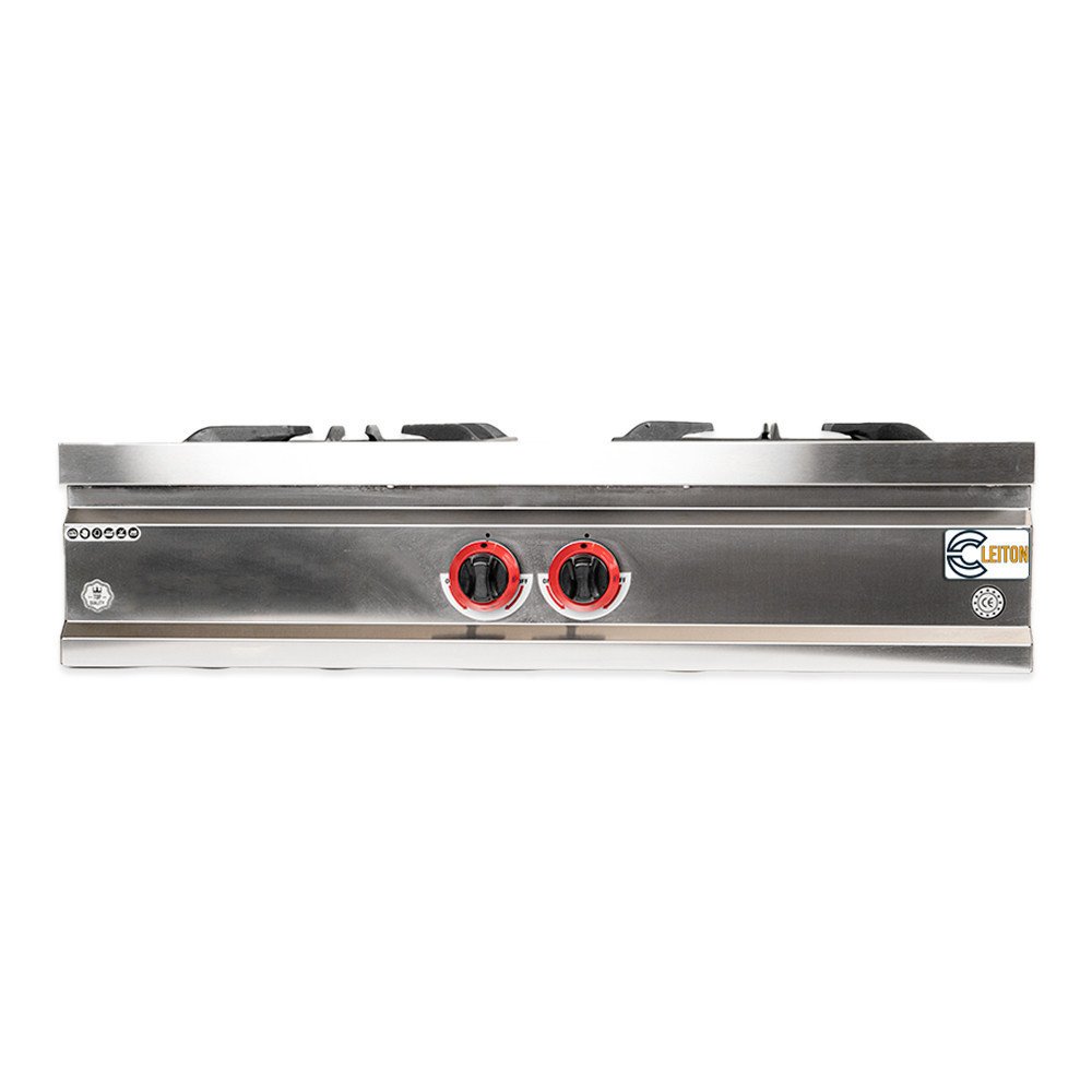 Cocina Industrial 2 Fuegos a Gas 90x55 cm Cleiton | Equipamiento Industrial