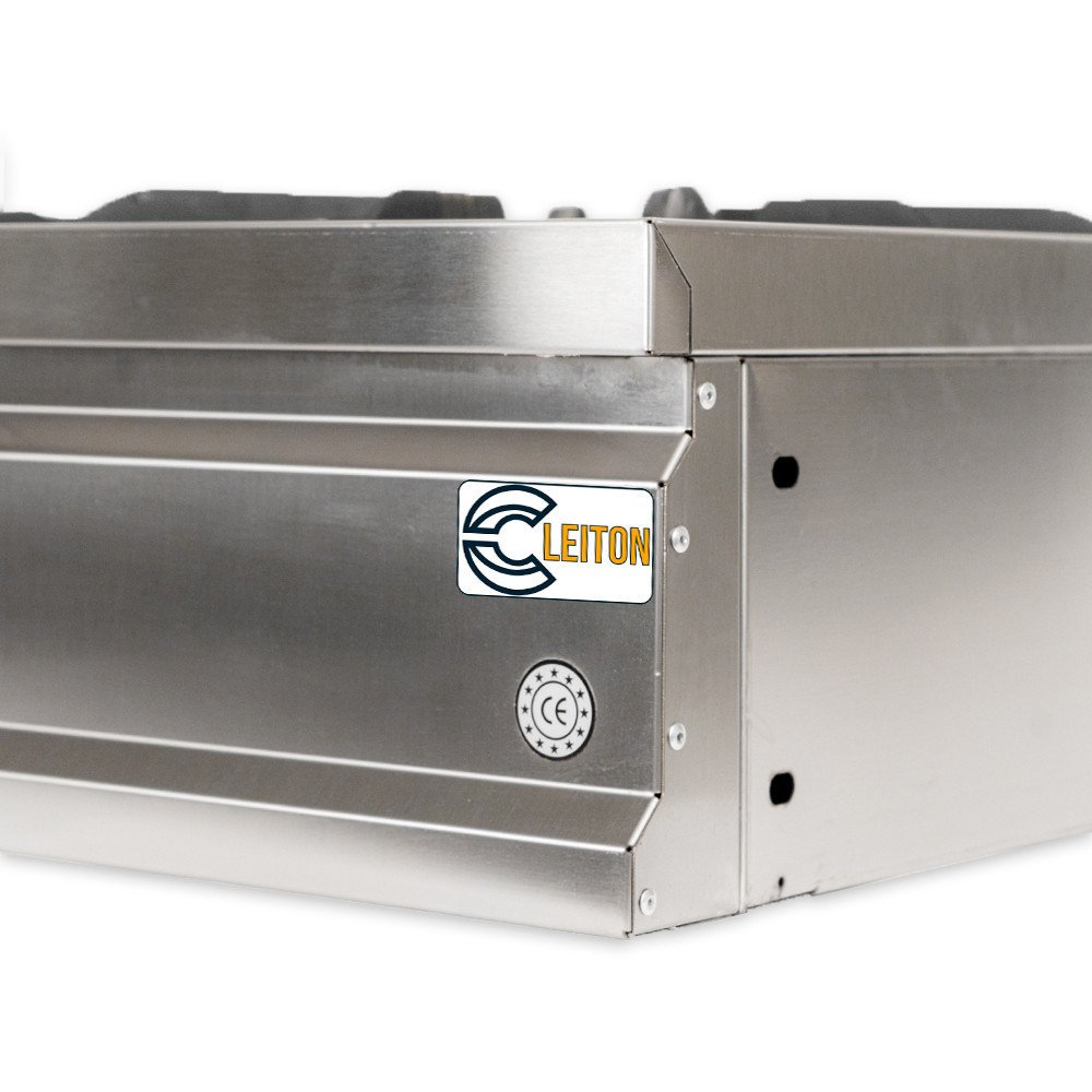 Cocina Industrial 2 Fuegos a Gas 90x55 cm Cleiton | Equipamiento Industrial
