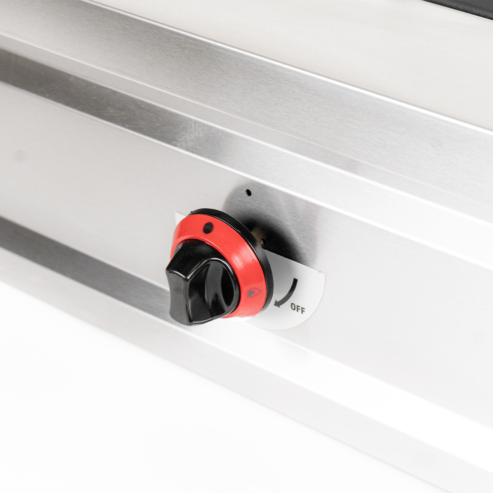 Cocina Industrial 3 Fuegos Gas 132x50 cm Cleiton | Equipamiento Industrial