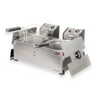 Freidora Eléctrica 5+5L Sobremesa Romux | Equipamiento Industrial