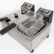 Freidora Eléctrica 5+5L Sobremesa Romux | Equipamiento Industrial