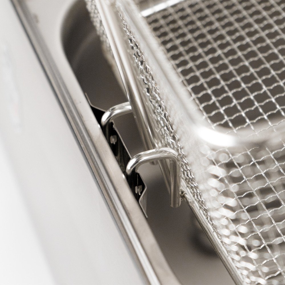 Freidora Industrial Eléctrica 8+8L Sobremesa Romux | Equipamiento Industrial