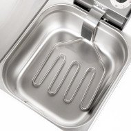 Freidora Industrial Eléctrica 8+8L Sobremesa Romux | Equipamiento Industrial