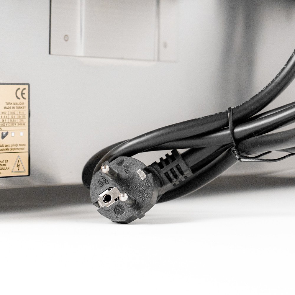 Freidora Industrial Eléctrica 8+8L Sobremesa Romux | Equipamiento Industrial