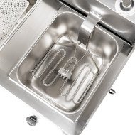 Freidora Industrial Eléctrica 10+10L Sobremesa Romux | Equipamiento Industrial