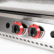 Plancha Industrial de Acero a Gas 100 cm Romux | Equipamiento Hostelería