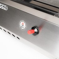 Plancha Industrial de Acero a Gas 100 cm Romux | Equipamiento Hostelería