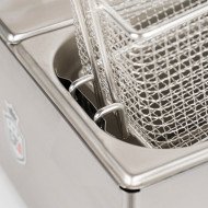 Freidora Industrial Eléctrica Doble 3+3L Cleiton | Equipamiento Industrial