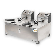 Freidora Industrial Eléctrica 5+5 Litros Cleiton | Equipamiento Industrial
