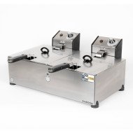 Freidora eléctrica 8+8 litros sobremesa cleiton