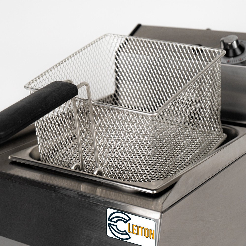 Freidora Industrial Eléctrica 10 L con Grifo Cleiton | Equipamiento Industrial