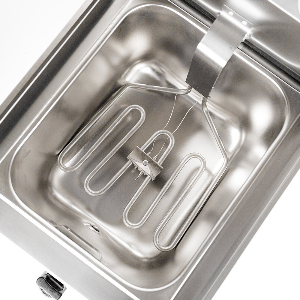 Freidora Industrial Eléctrica 10 L con Grifo Cleiton | Equipamiento Industrial