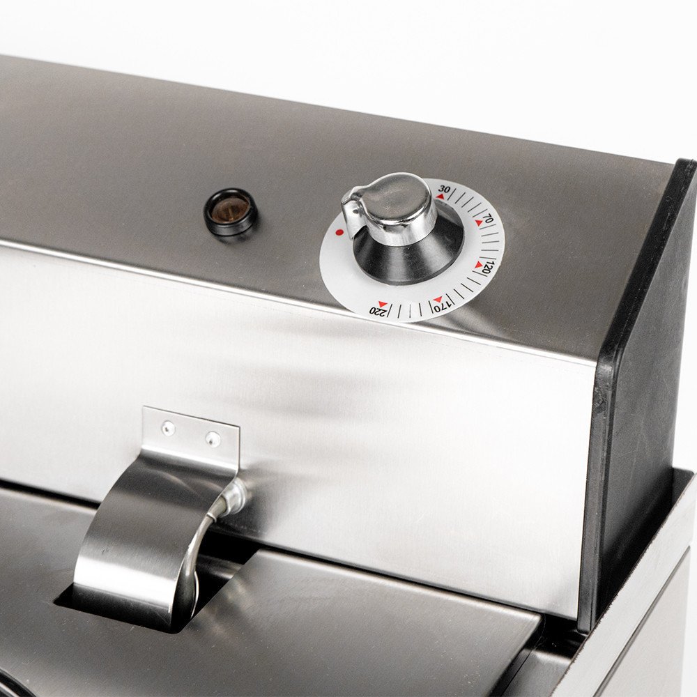 Freidora Industrial Eléctrica 10+10L Cleiton | Equipamiento Industrial