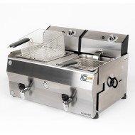 Freidora Industrial Eléctrica 10+10L Cleiton | Equipamiento Industrial