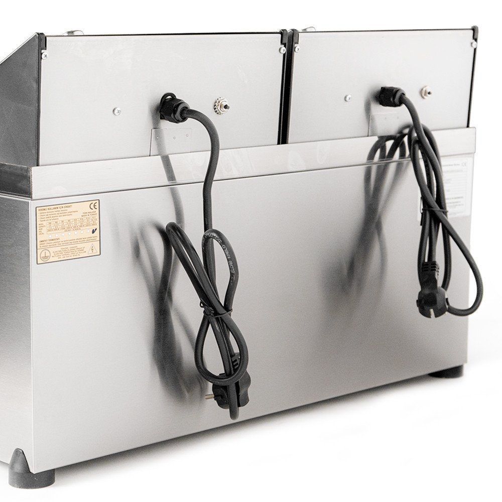 Freidora Industrial Eléctrica 10+10L Cleiton | Equipamiento Industrial