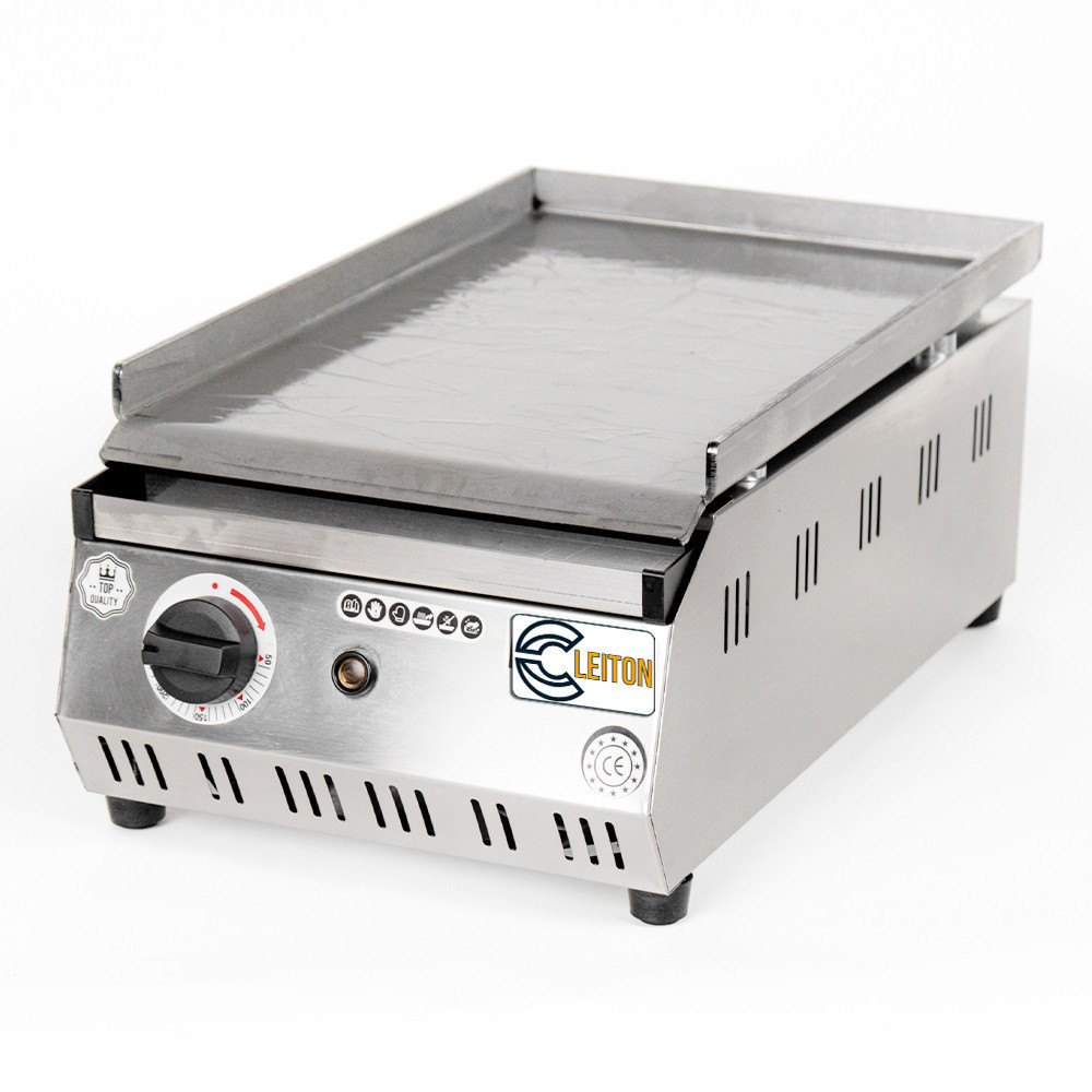 Plancha Eléctrica Industrial 30 cm Cleiton | Equipamiento Industrial
