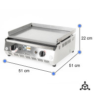 Plancha Industrial Eléctrica 50cm Cleiton | Equipamiento Industrial